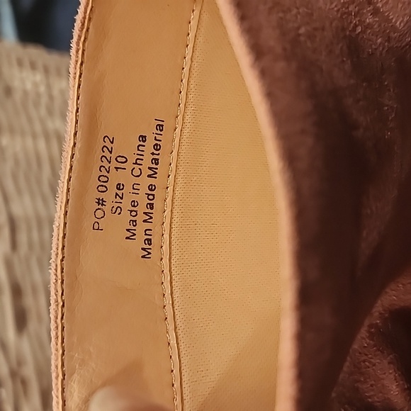 Chic Suede Slouch Boots in Pink - Picture 7 of 7